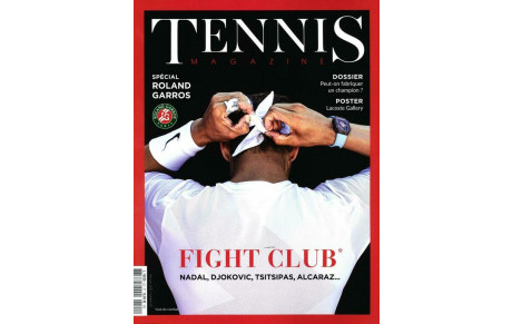 LE SOM TENNIS présent dans TENNIS MAGAZINE DE JUIN SPECIAL ROLAND GARROS avec les explications d'Etienne sur le lift.